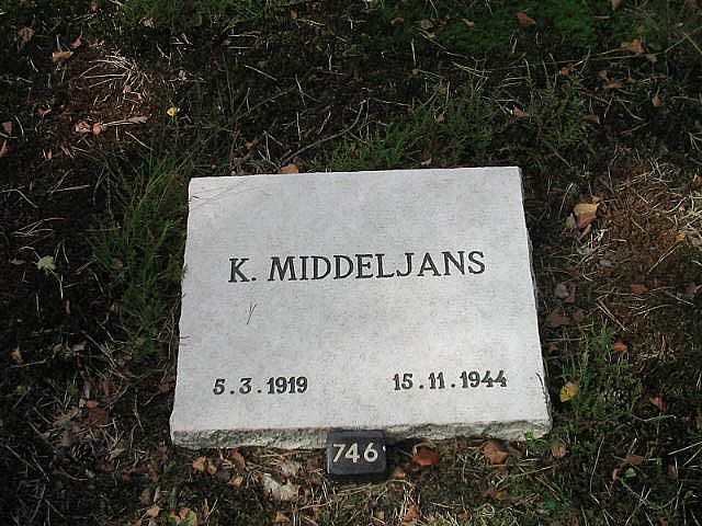 Afbeelding van graf of monument van Klaas Middeljans