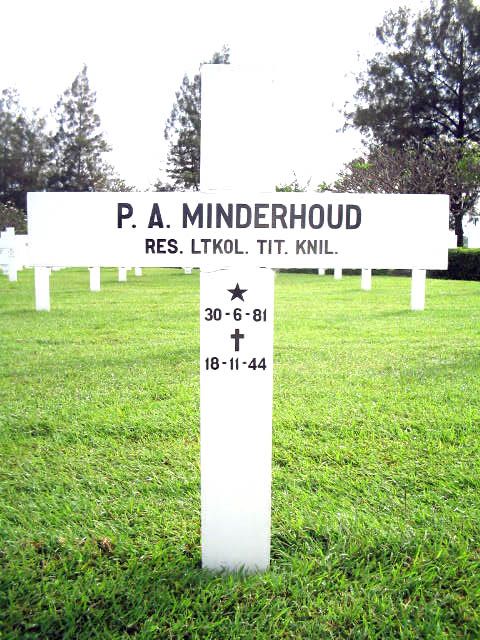 Afbeelding van graf of monument van Pieter Abraham Minderhoud