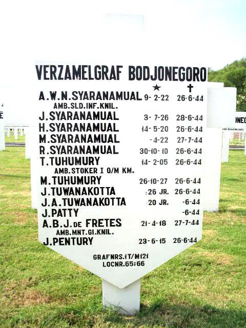 Afbeelding van graf of monument van Jopie Syaranamuel