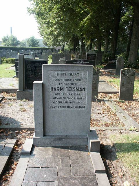 Afbeelding van graf of monument van Harm Teisman
