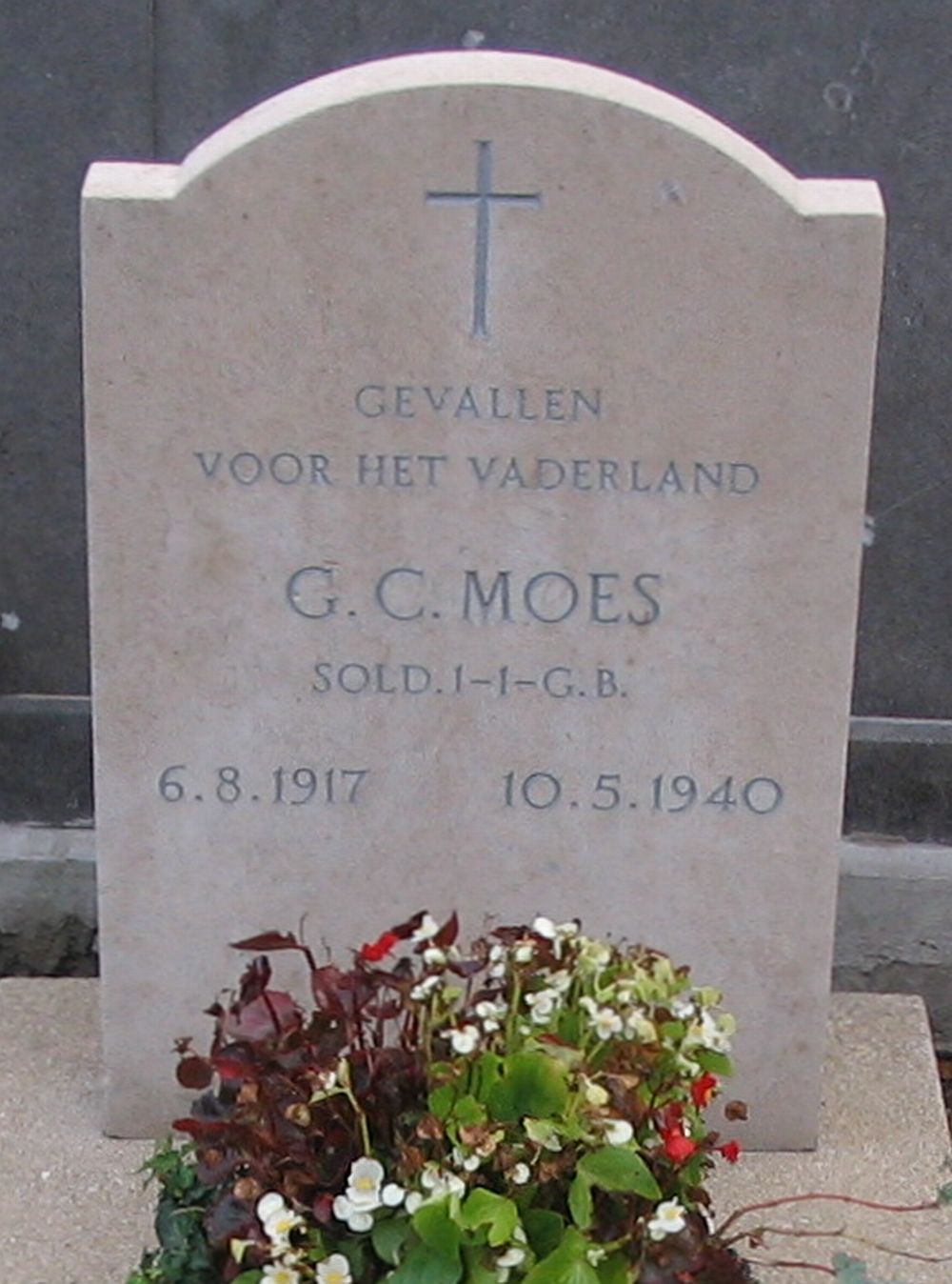 Afbeelding van graf of monument van Gerardus Carolus Moes
