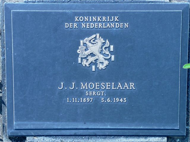 Afbeelding van graf of monument van Jan Johan Moeselaar
