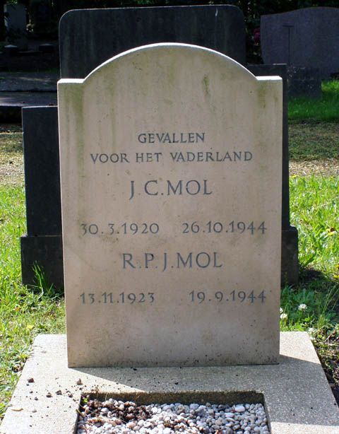 Afbeelding van graf of monument van Jan Cornelis Mol