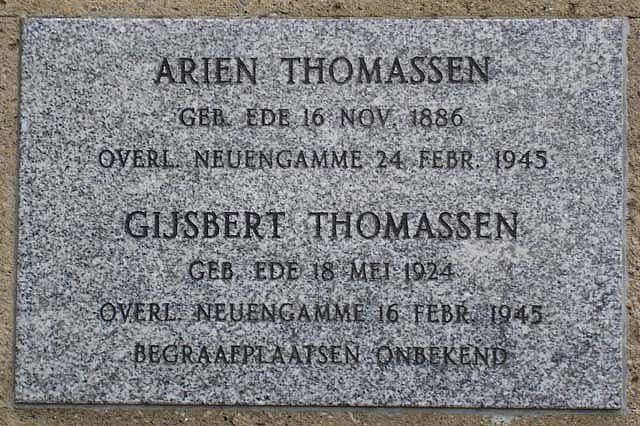 Afbeelding van graf of monument van Ariën Thomassen