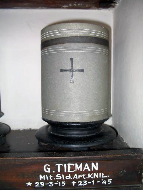 Afbeelding van graf of monument van Gerard Tieman