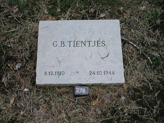 Afbeelding van graf of monument van Gerardus Bernardus Tientjes
