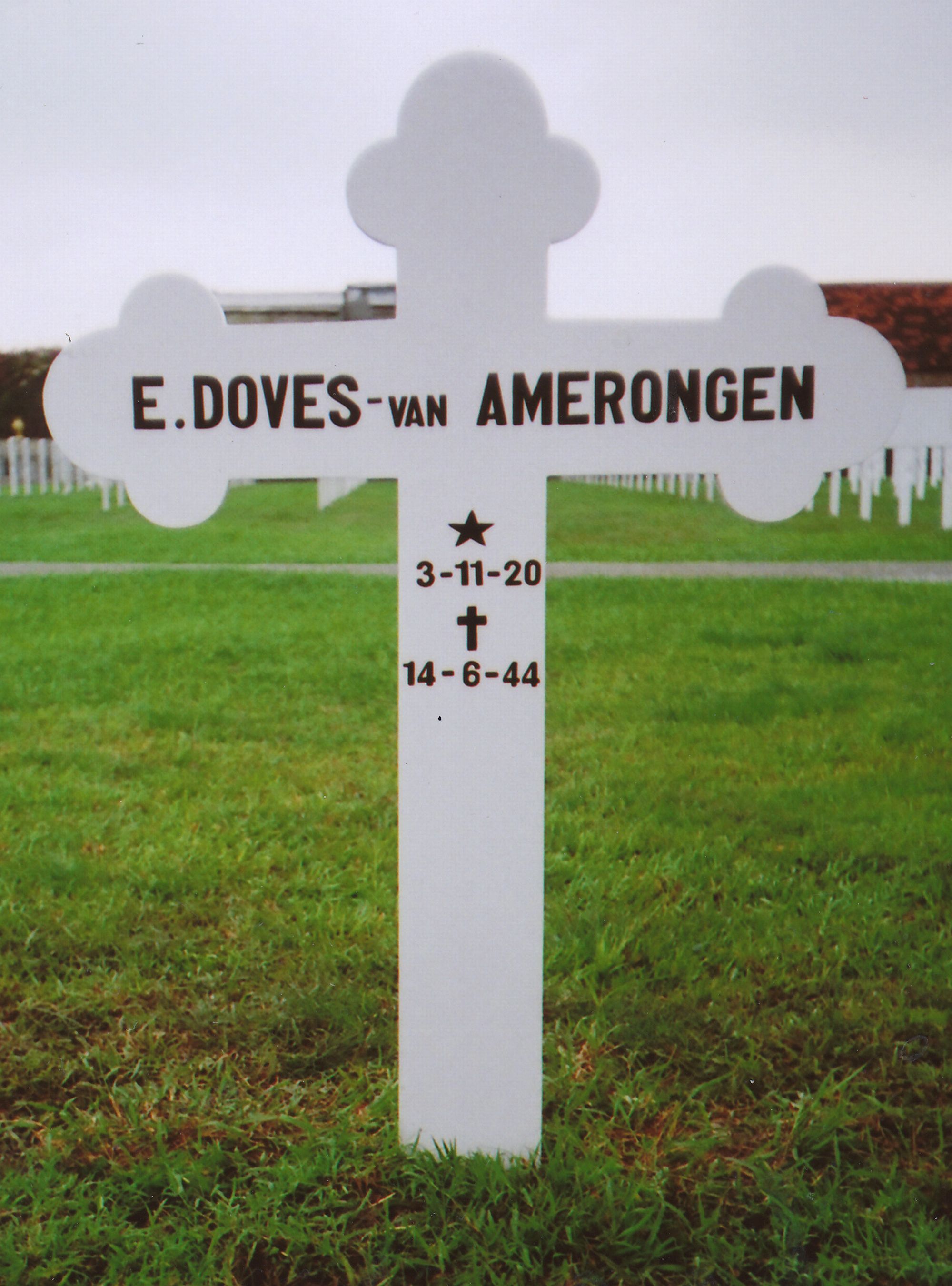 Afbeelding van graf of monument van Ernestine Doves-van Amerongen