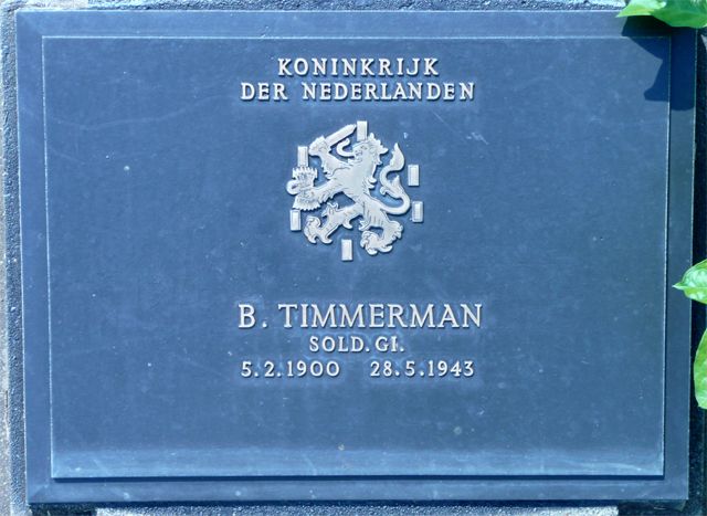 Afbeelding van graf of monument van Berend Timmerman
