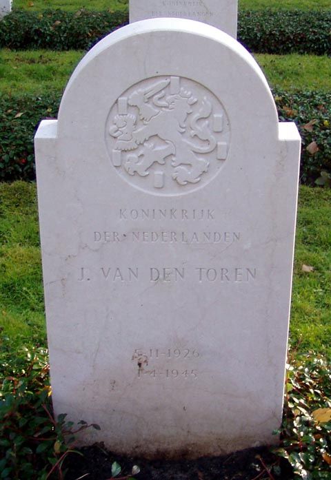 Afbeelding van graf of monument van Jan van den Toren