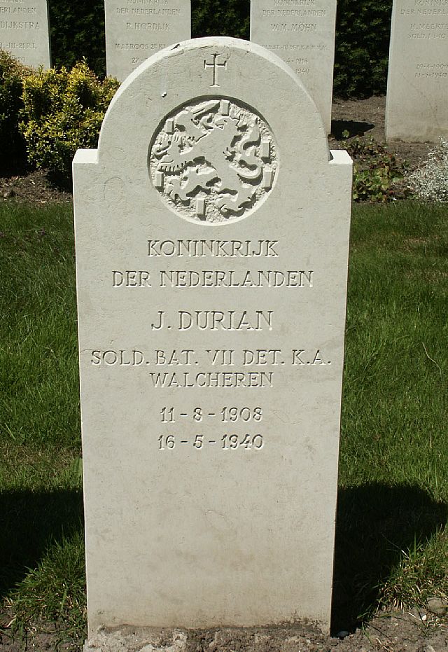 Afbeelding van graf of monument van Jan Durian