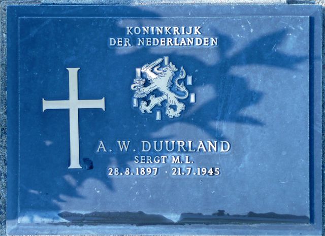 Afbeelding van graf of monument van Anton Willem Duurland