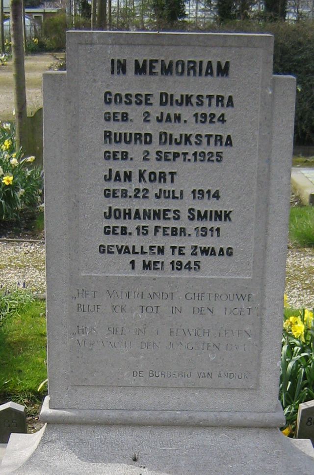 Afbeelding van graf of monument van Ruurd Dijkstra