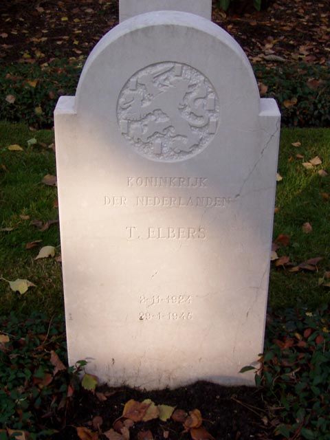 Afbeelding van graf of monument van Tijmen Elbers