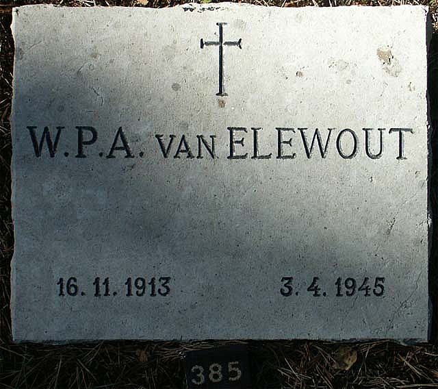 Afbeelding van graf of monument van Wilhelmus Petrus Antonius van Elewout