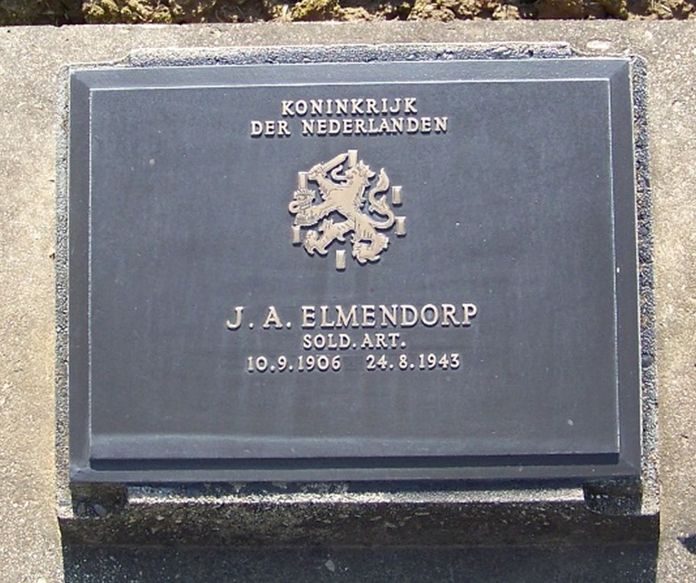 Afbeelding van graf of monument van Johannes Antoon Elmendorp