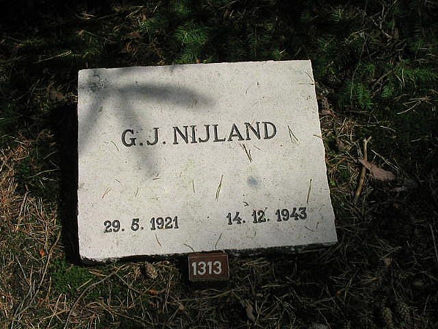 Afbeelding van graf of monument van Gerrit Jan Nijland