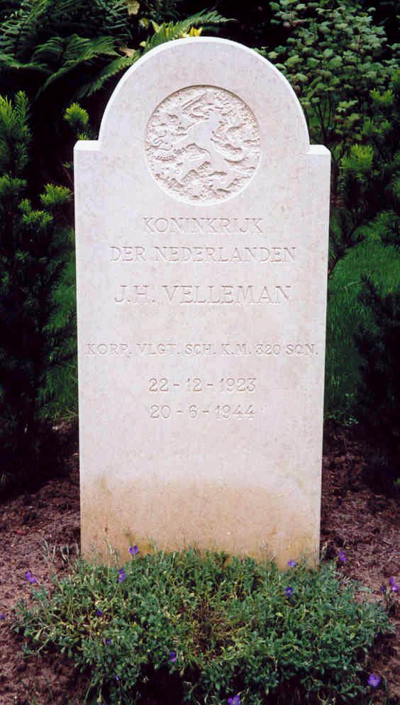Afbeelding van graf of monument van Johannes Hendrik Velleman