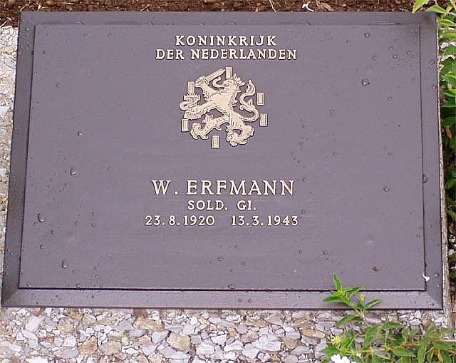 Afbeelding van graf of monument van Willem Erfmann
