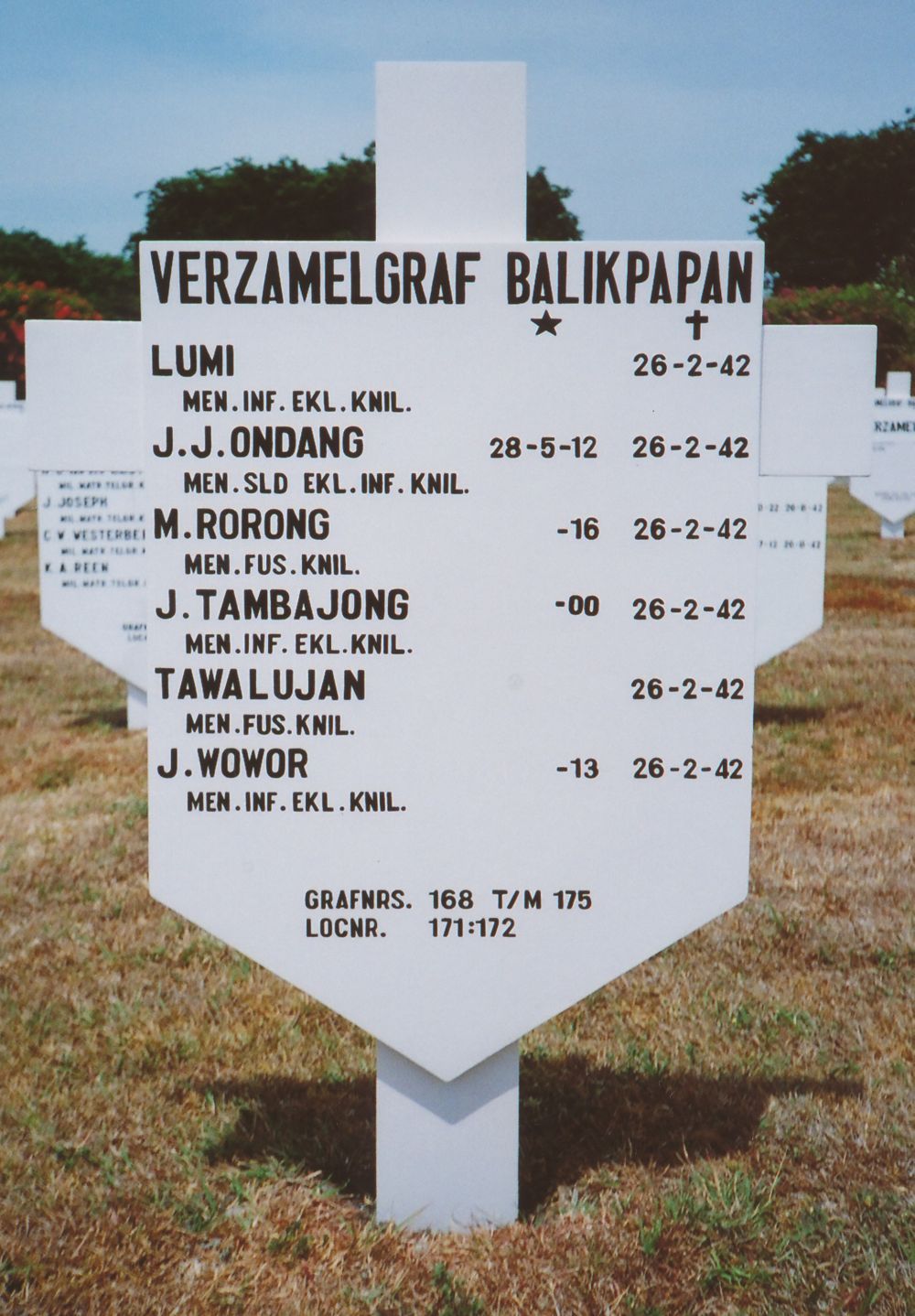 Afbeelding van graf of monument van Jantje Johannes Ondang