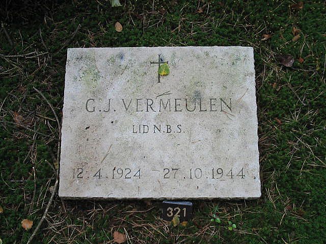 Afbeelding van graf of monument van Gerardus Jacobus Vermeulen