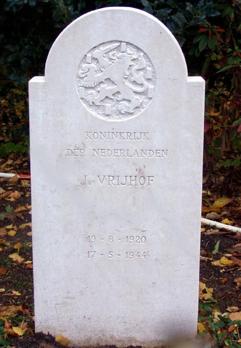 Afbeelding van graf of monument van Jacob Vrijhof