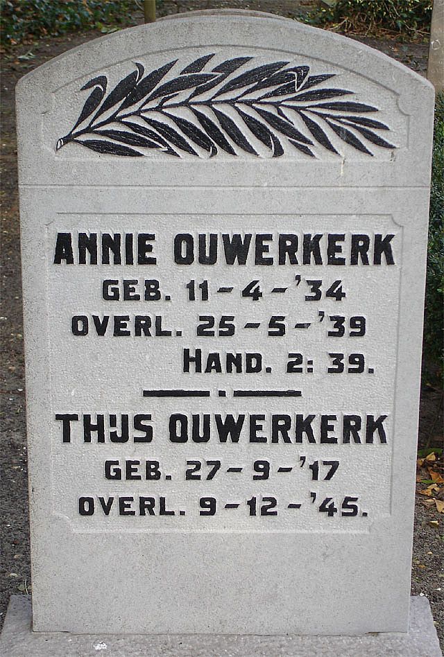 Afbeelding van graf of monument van Matthijs Ouwerkerk