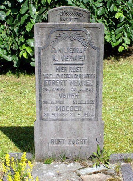 Afbeelding van graf of monument van Egbert Verweij