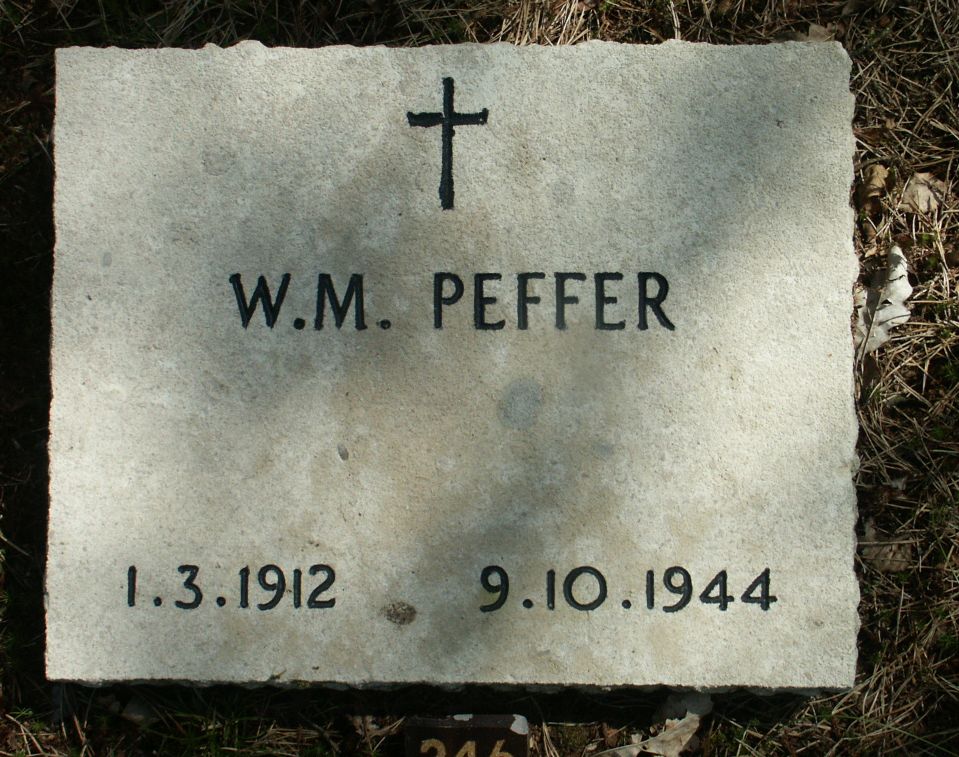 Afbeelding van graf of monument van Wilhelmus Matheus Peffer