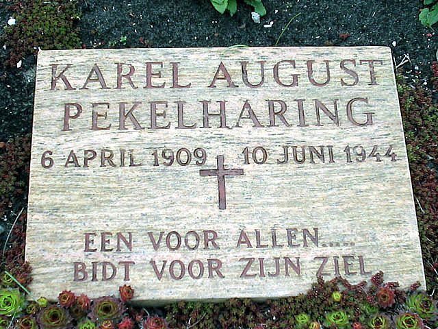 Afbeelding van graf of monument van Karel August Pekelharing