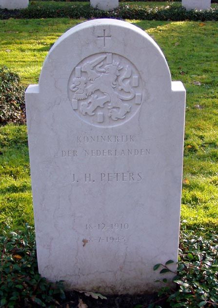 Afbeelding van graf of monument van Jacob Hendrikus Peters