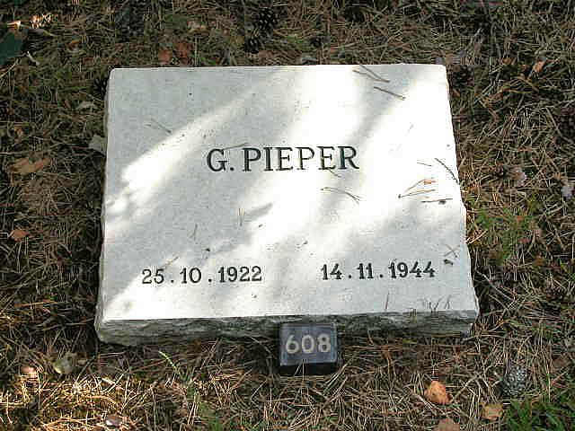 Afbeelding van graf of monument van Geurt Pieper