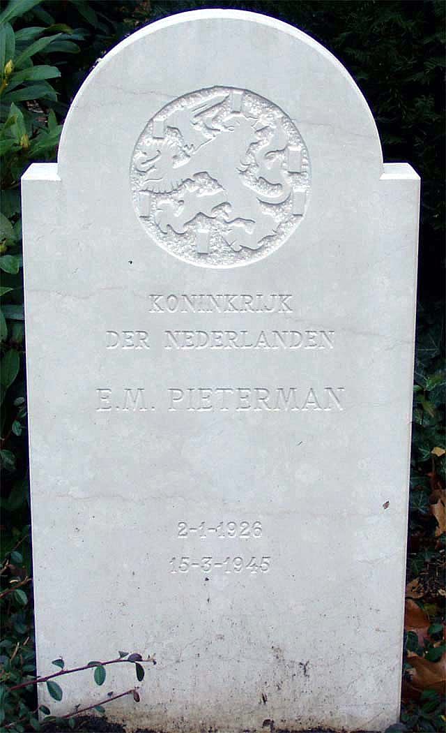 Afbeelding van graf of monument van Elisabeth Maria Pieterman