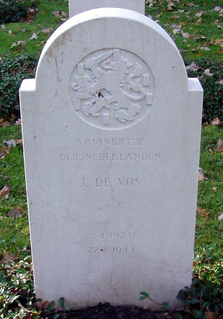 Afbeelding van graf of monument van Jacobus de Vos