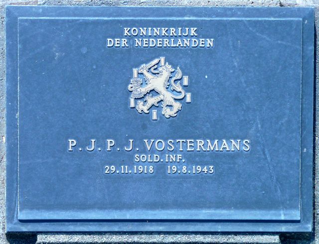 Afbeelding van graf of monument van Paul Joseph Peter Johan Vostermans