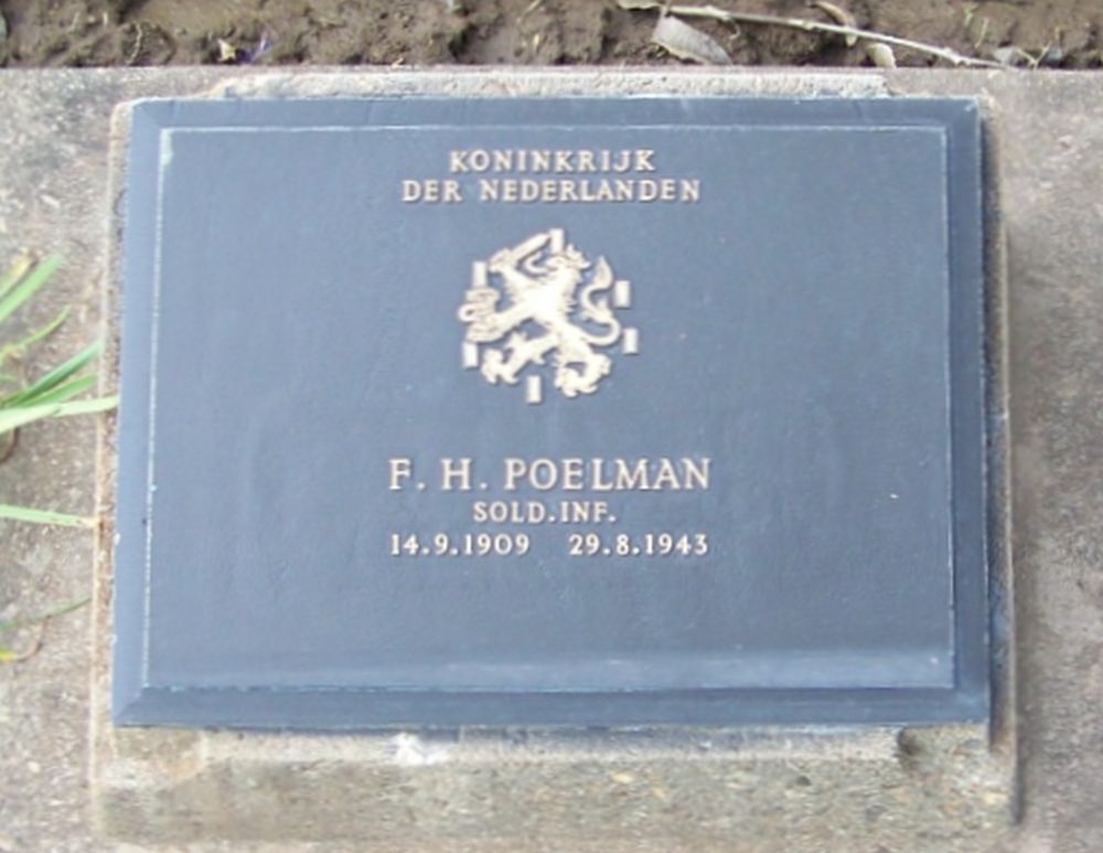 Afbeelding van graf of monument van Frans Hendrik Poelman