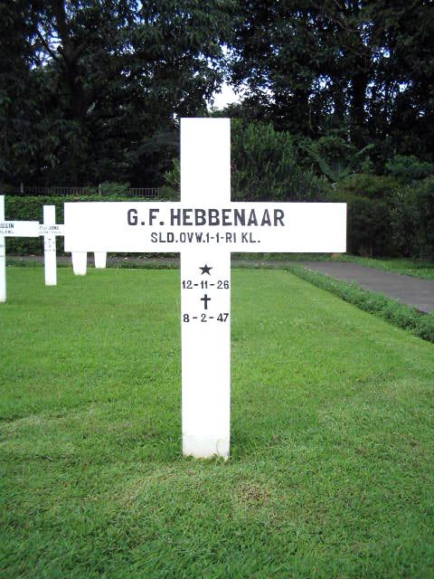 Afbeelding van graf of monument van George Frederik Hebbenaar