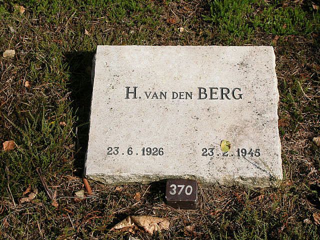 Afbeelding van graf of monument van Hendrik van den Berg