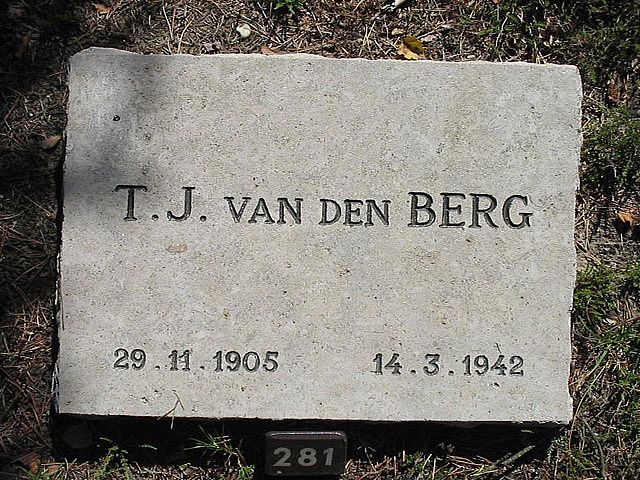 Afbeelding van graf of monument van Theodorus Johannes van den Berg