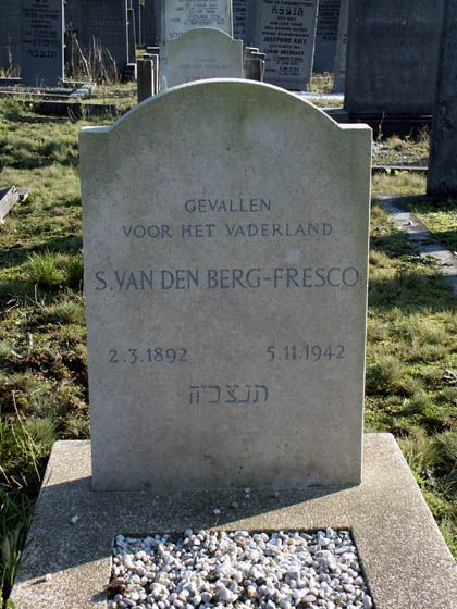 Afbeelding van graf of monument van Sara van den Berg-Fresco