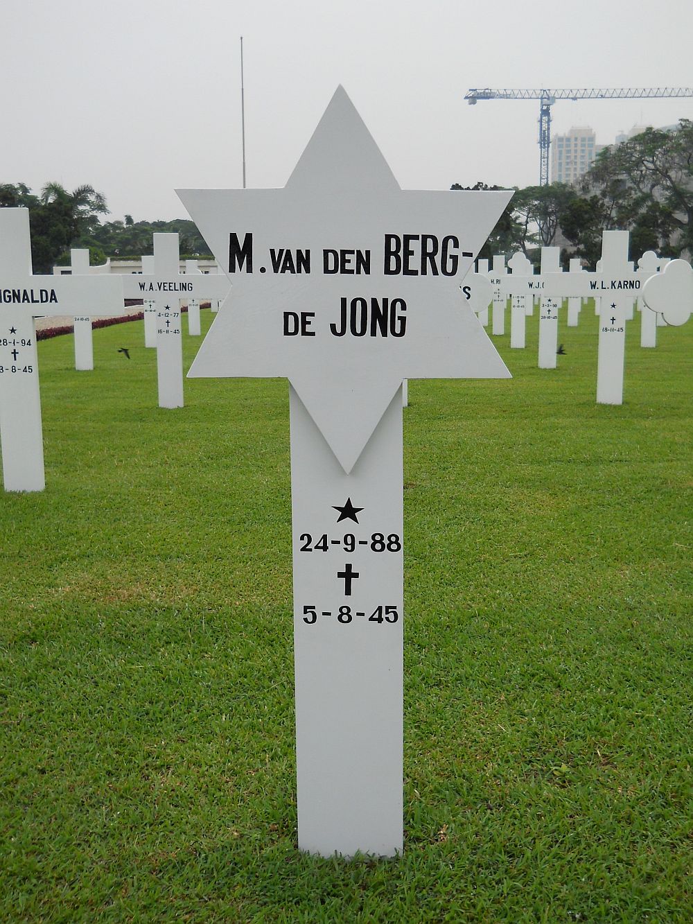 Afbeelding van graf of monument van Marie van den Berg-de Jong