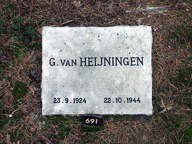 Afbeelding van graf of monument van Gerrit van Heijningen