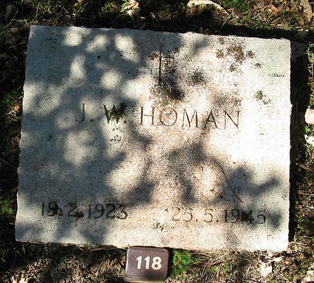 Afbeelding van graf of monument van Johan Willem Homan