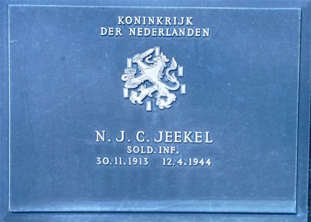 Afbeelding van graf of monument van Nicolaas Johannes Cornelis Jeekel