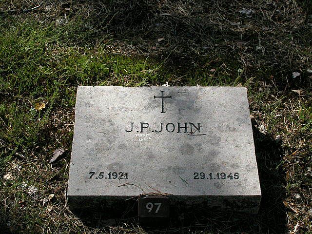 Afbeelding van graf of monument van Johannes Philippus John