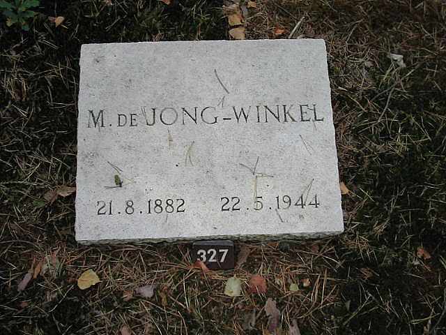 Afbeelding van graf of monument van Mergje de Jong-Winkel