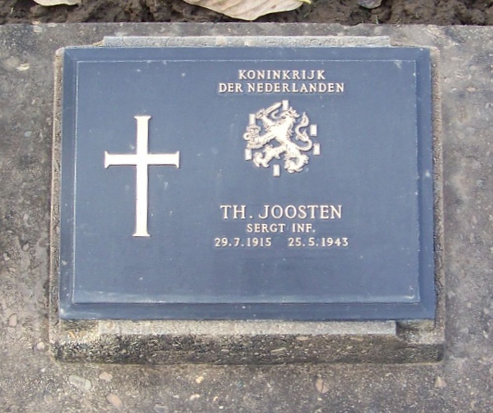 Afbeelding van graf of monument van Theodorus Joosten