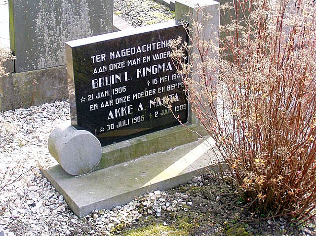 Afbeelding van graf of monument van Bruin Kingma