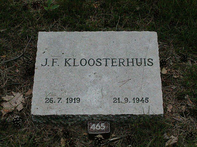 Afbeelding van graf of monument van Jan Foeldrik Kloosterhuis