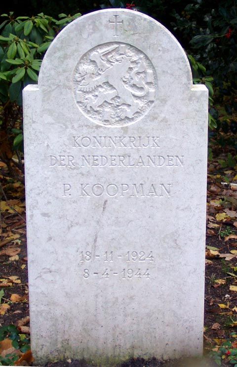Afbeelding van graf of monument van Pieter Koopman
