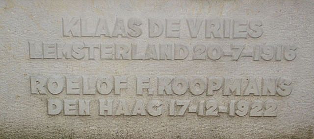 Afbeelding van graf of monument van Roelof Frederik Koopmans